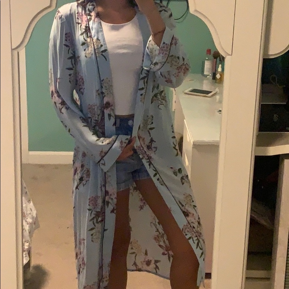 Floral shawl